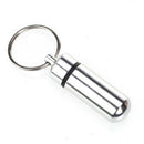 1pcs Waterproof Aluminum Pill Box Case Bottle Cache Drug Holder Keychain Co Y8Z5