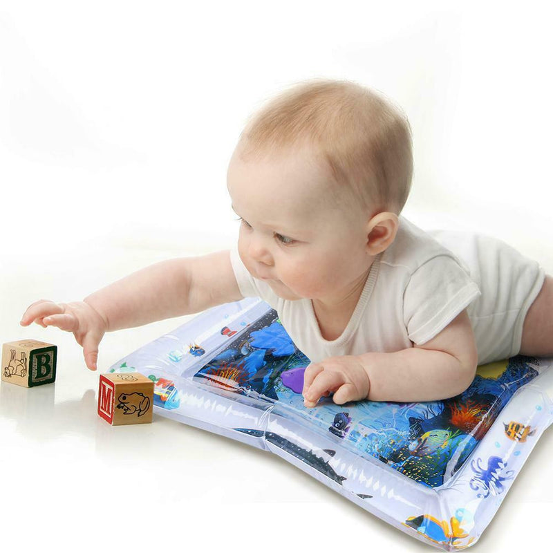 Baby Kids Water Play Mat Inflatable Infant Patted Pad Tummy Time Playmats