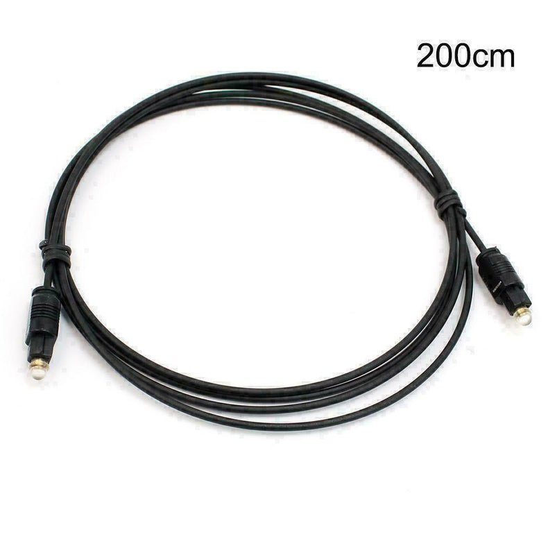 2M 6FT Digital Fiber Optic Audio Cable Cord Optical SPDIF New For TV TosLin X5H4
