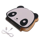 USB Rechargeable 2W Wooden Folding LED Night Light Folding Book Lamp Panda
