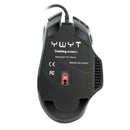 USB Wired Gaming Mouse 4000DPI 9 Buttons 4 Color LED Backlight Optical Mice