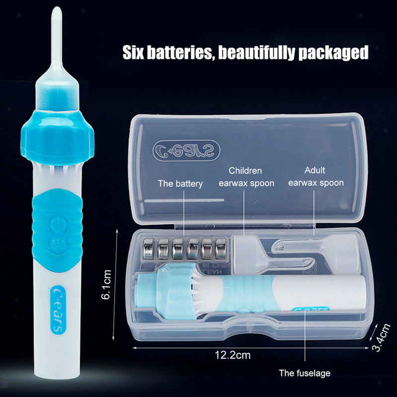 Baby Electric Ear Wax Removers Ear Cleaning Kit Vacuum Suction Earwax Tool