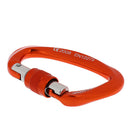 2 Pieces 25KN High Strength Screwgate Locking Carabiner Rock Climbing Caving
