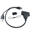 USB 2.0 to SATA Adapter Converter Date Cable for 2.5/3.5 inch Hard Disk Drive