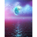 4 Pack Moon DIY 5D Diamond Painting Kits Full Drill Cross Stitch Home Decor