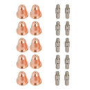 10 x PR0110 Electrode + 10 x PD0116-08 Nozzles for S25 S45 Plasma Cutter To