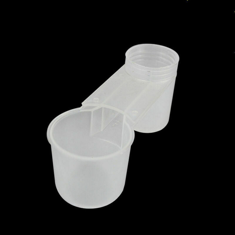 5Pcs Plastic Bird Feeder Drinker Cup Water Bottle For Poultry COP Dove Pige T3X5