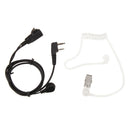 2 Pin Acoustic Tube Headset PTT Mic Earpiece for Baofeng for Kenwood Radio A