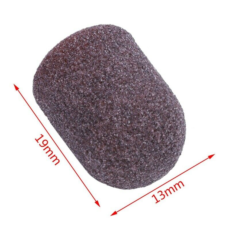 50Pcs Sanding Bands Block Caps Without Grip 80# 120# 180# 13x19Mm Sanding C W7P4