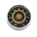 4 Pieces Round Volume Tone Electronic Audio Knob Rotary for LP Electric Guitar