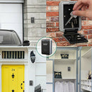 Lock Box 4 Digit Combination Waterproof Box Aluminum Alloy Weather Resistan