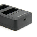 Mamen LP-E5 LPE5 LP E5 LI-ION USB LCD Dual Battery Charger for EOS Rebel XS