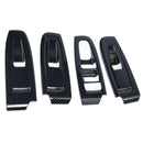 4Pcs ABS Carbon Fiber Interior Door Window Lift Button Switch Panel Cover T