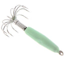1PC Luminous Fishing Lures Baits Squid Jigs Hook Light Green Fishing Lure Hook U