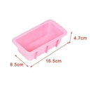 Silicone Bakeware Mould Bread Loaf Pan Tin Bake Bread Baking DIY Tools Pink J1B6