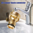 23mm Hose Quick Connector Brass Threaded Garden Water Connector Tube Fitting Hn