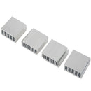 8pcs x 30*30*15mm Aluminum heatsink Heat Sink Chip for LED IC Power Transis I9O2