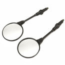 1Pair Universal Folding Motorcycle Side Rearview Mirror 10mm For KawasakiJA-Q