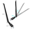 Usb 3.0 Wifi Adapter Ac 1200Mbps 5G/2.4G Dual Band Wifi Dongle Wireless Net