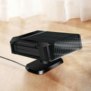 Portable Car Space Fan Heater Fast Heating Cooling Windshield Defroster Demister
