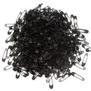 Metal Household Clothing Fastener Tool Clip Buttons Safety Pins 1000pcs Bla