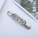 Hollowed Flower Clothing Collar Clips Brooch Unisex Cardigan Sweater Pins