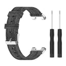 Nylon Canvas Replacement Wrist Strap for Huami Amazfit T-Rex A1918 (Grey) A