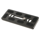 PU-100 Quick Release Plate Metal QR Clamp with 1/4'' Adapter for Manfrotto Arca
