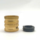 2 Pack 3/4-Inch Garden Hose Tap Connector Brass Garden Hosepipe Tap Connect HEE