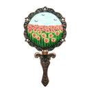 DIY Stamped Needlework Makeup Mirror Bouquet Circle Embroidery Set (512022)