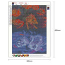 5D DIY Full Drill Diamond Painting Novelty Wolf Cross Stitch Embroidery Kit