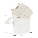 4pcs Starling Tiger Skin Peony Finch Small Birds Parrots Food Feeding Container