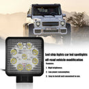 4Inch 27W Square Spot Beam Led Work Light Driving Fog Lights Front Bumper B Ew