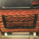 3pcs 38x16cm Car Bus Net Pocket Seat Back Mobile Phone Debris Storage Bag