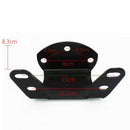 Black Motorcycle Sissy Bar Rear Passenger Back Rest Passenger Backrest Pad