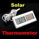 Potable Solar Powered Digital LCD Thermometer -50â„ƒ ~ 150â„ƒ Sensor Cable 1M