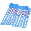 Plastic coating 3 x 140 mm Handle double on both sides of diamond set of fl