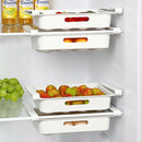 2PC Kitchen Fridge Slide Case Storage Boxes Space Shelf Organizer Drawer Holder