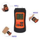 Digital Wood Moisture Meter Hygrometer Pin-type for Walls Firewood Building