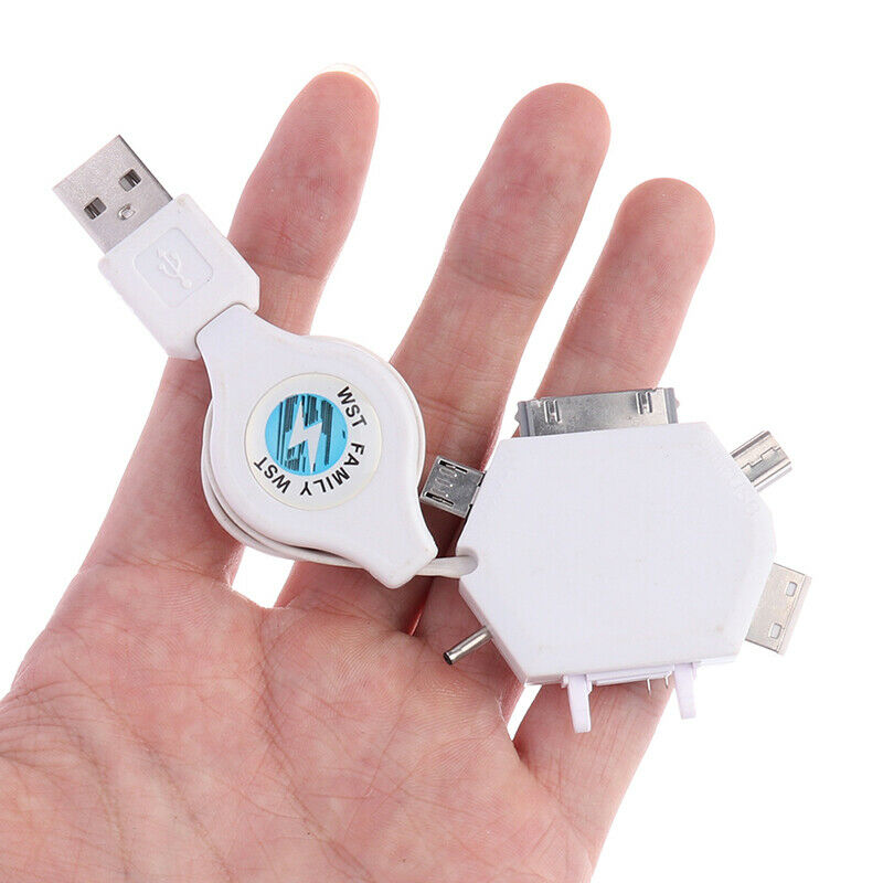 6 in1 Retractable USB data cable multifunction data cable mobile phone charg BX