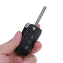 Guscio Rigido Cover Chiave Telecomando di Ricambio Auto 3 Tasti Pieghevole 3C