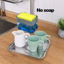 Organiser Sink Caddy Basket Dish Cleaning Sponge Holder Soap Dispenser