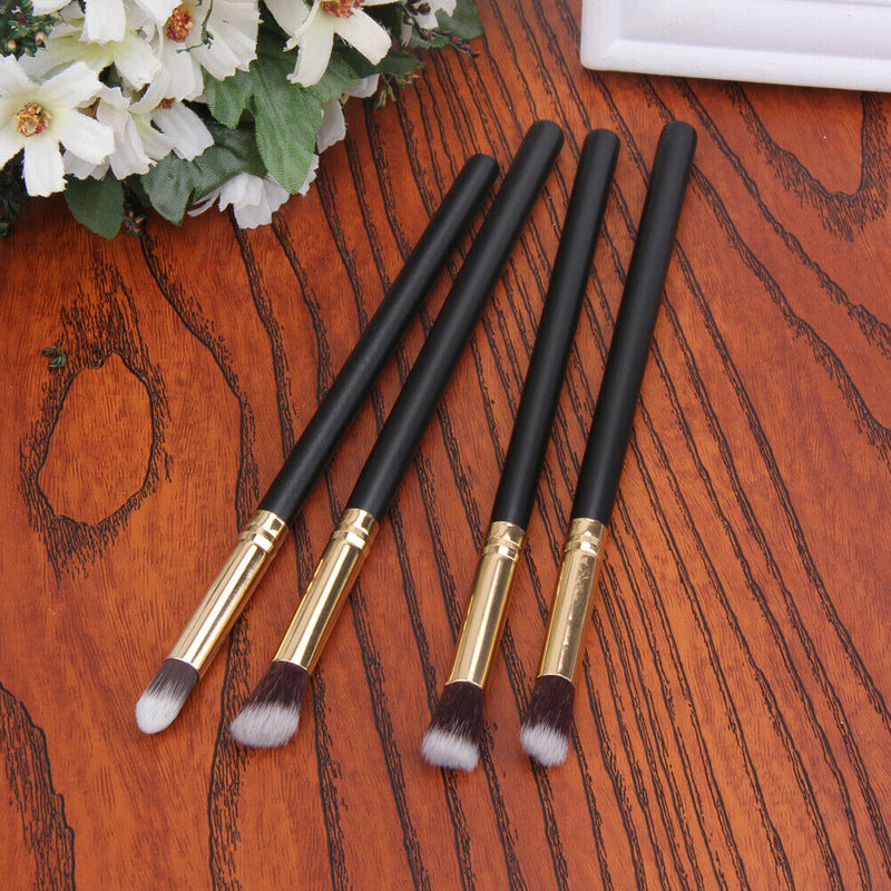 4pcs Pro Foundation Blush Blending Eyeshadow Makeup Brush Cosmetics Small A