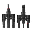 MC4 3T Branches Parallel Connect Solar Panel Cable Photovoltaic Connectors New