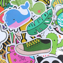 50Pcs Cute Cartoon Stickers Laptop Luggage Guitar Bicycle Skateboard DecalsSE