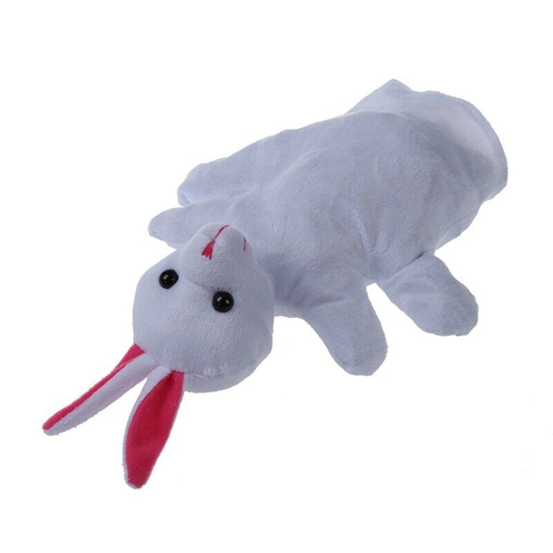 Cute Baby Child Zoo Farm Animal Hand Sock Glove Puppet Finger Sack Plush To R1G3