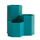 3 Lattices Makeup Brush Storage Box Cosmetics Pen Holder Organizer (Green) A