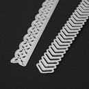 2pcs Lace Cutting Dies Stencils Scrapbook Embossing DIY Album Cards Craft Gift
