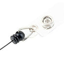 10pcs Retractable Badge Reel with Carabiner Belt Clip and Key Ring for ID C F9M3