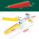 100Pcs 1Mm Leveling Wedges Tile Levelling Spacers Clips Flooring Tiling Too